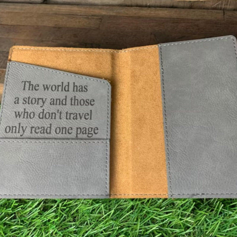 Custom Engraved Passport Cover