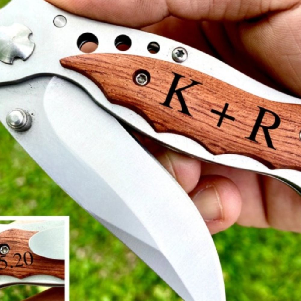 Groomsmen Gift Engraved Knife