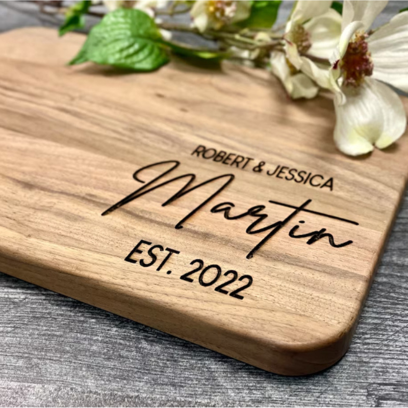 Personalized Cutting Board With Handle