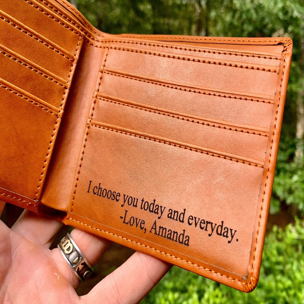 Timeless Elegance Your Engraved Wallet