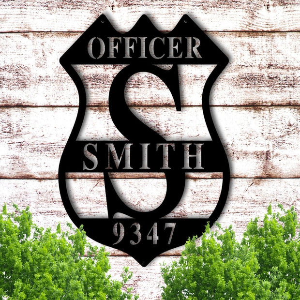 Custom Sheriffs Badge Personalized Police Gift
