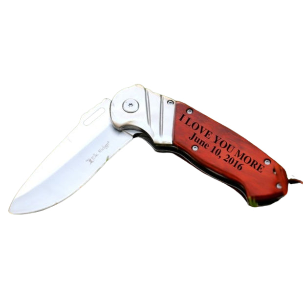 Pocket Knife With Engravings