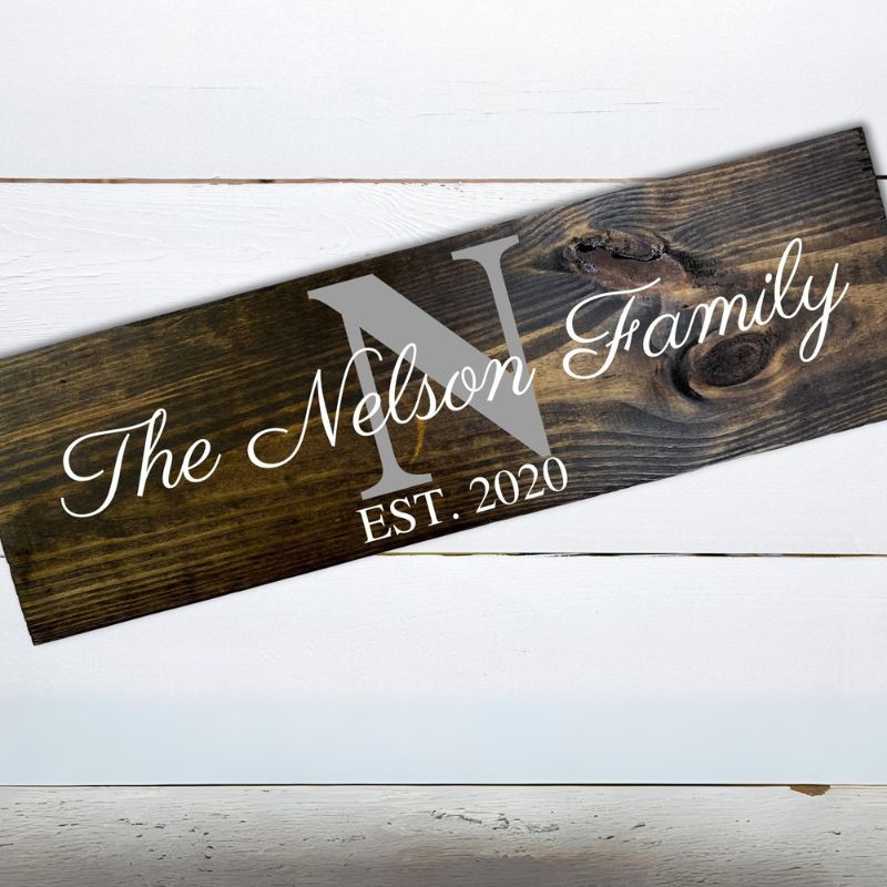 Personalized Family Name Sign