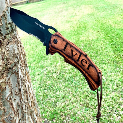 Artisan Crafted Engraved Pocket Knife