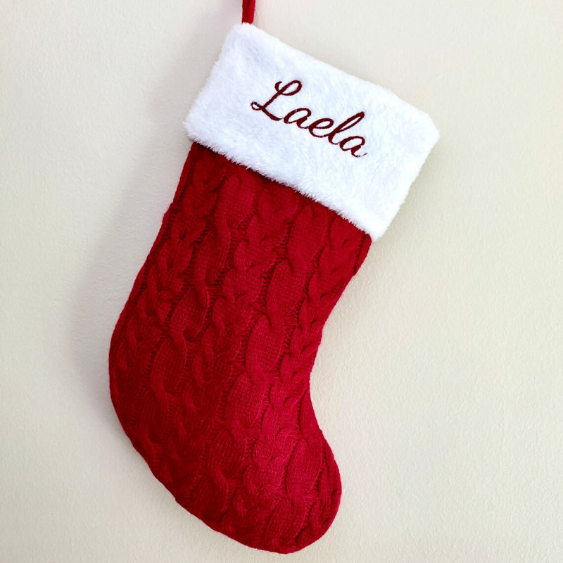 Christmas Embroidered Socks