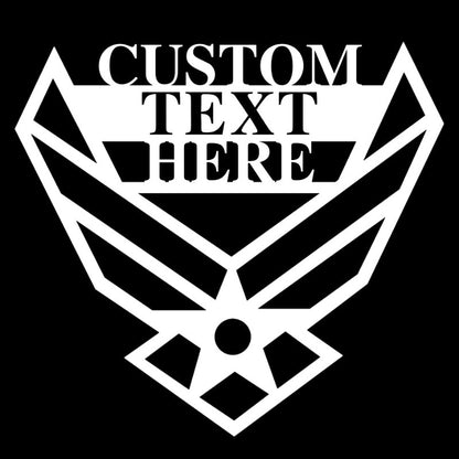 Custom Air Force Metal Sign