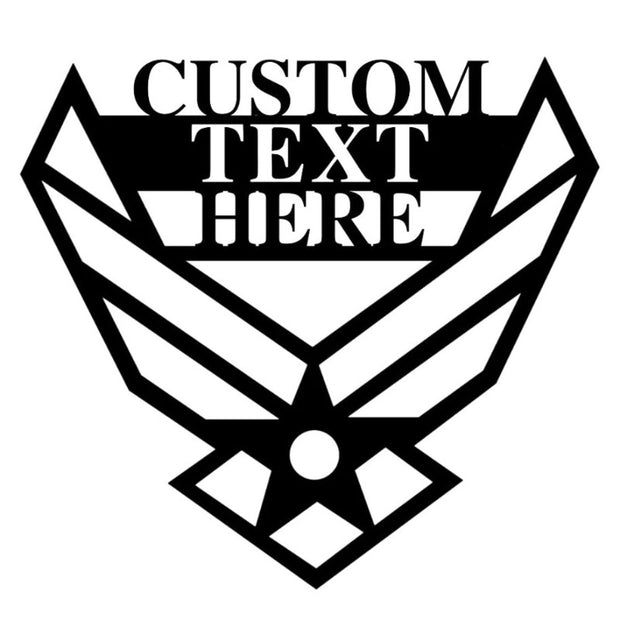 Custom Air Force Metal Sign