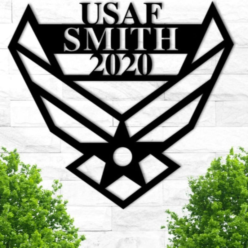 Custom Air Force Metal Sign