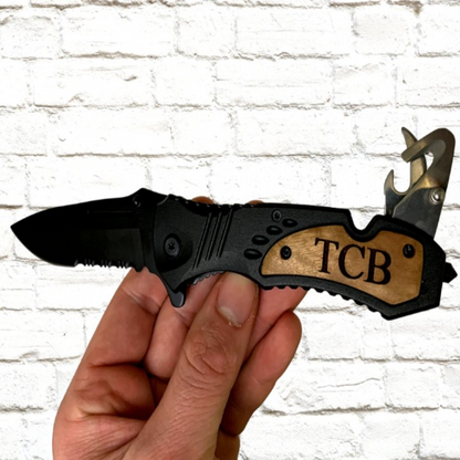 Custom Blades Groomsmen Engraved Gift