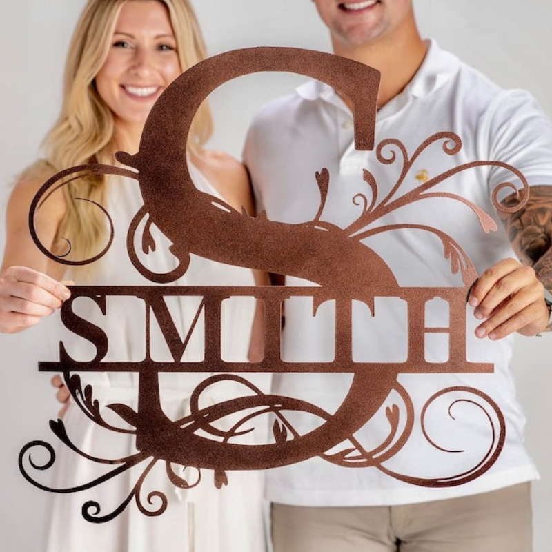 Custom Family Name Metal Sign