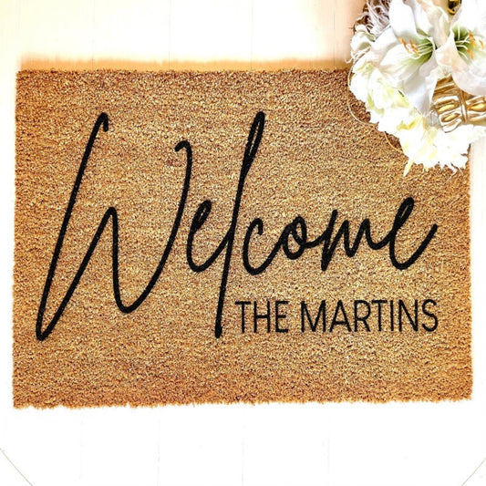 Custom Personalized Door Welcome Mat