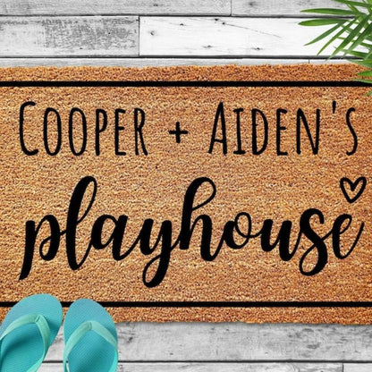 Custom Playhouse Doormat