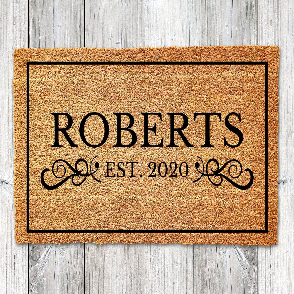 Customized Family Name Doormat