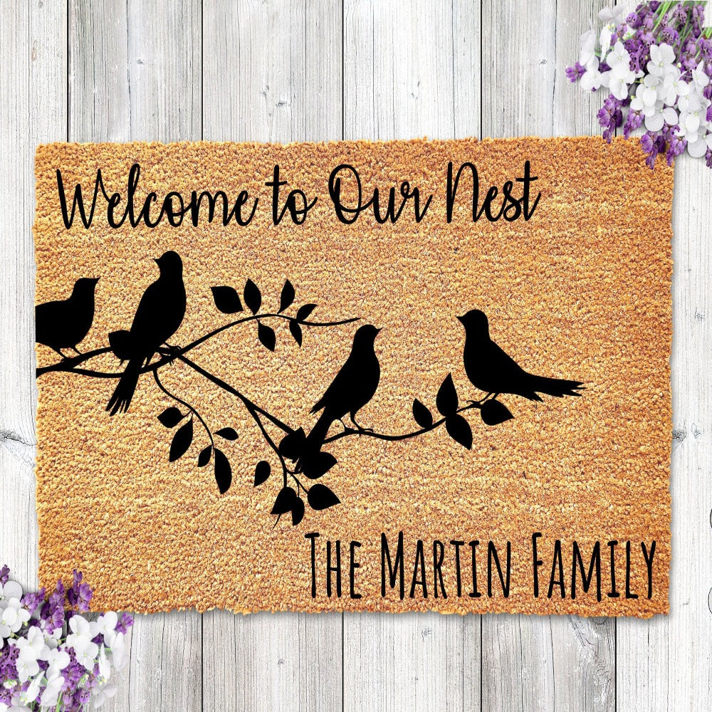 Customized Welcome Doormat Home Decor