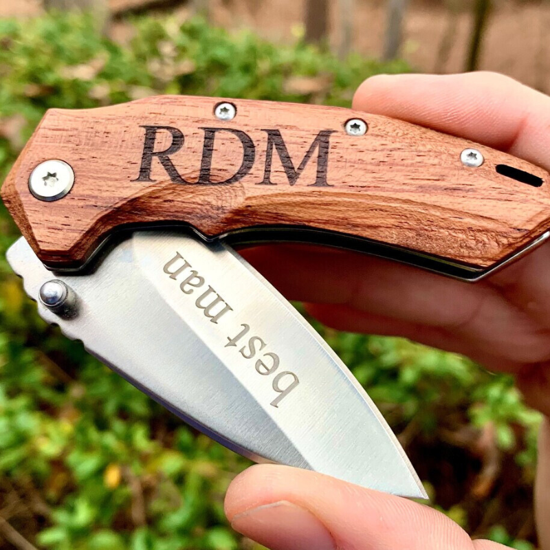 Elegant Engraved Knife