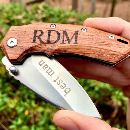 Elegant Engraved Knife