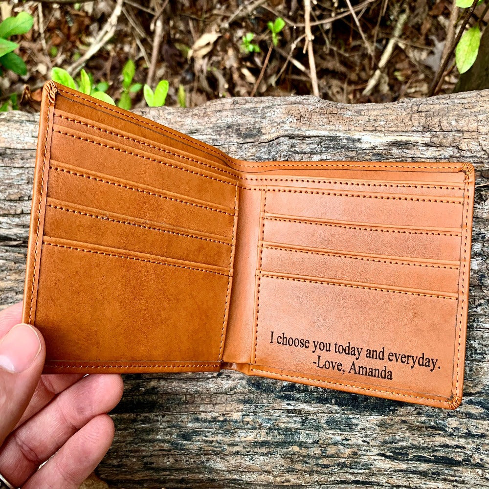 Customized Engraved Wallets