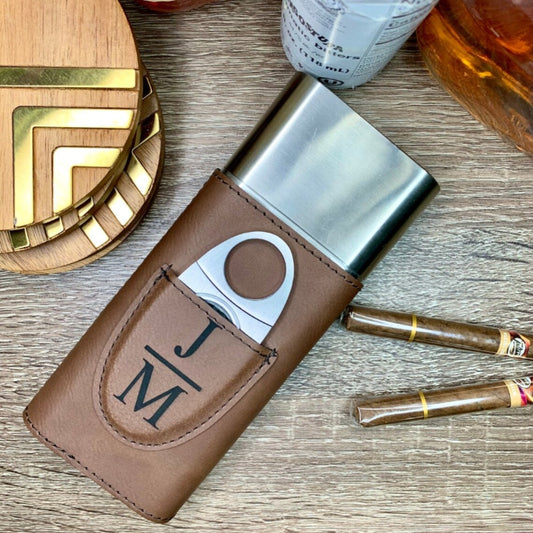 Engraved Cigar Case