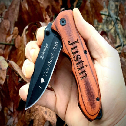 Engraved Groomsmen Gift Pocket Knife