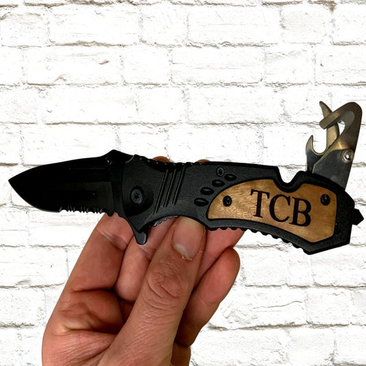 Engraved Pocket Knife For Groomsmen Gift