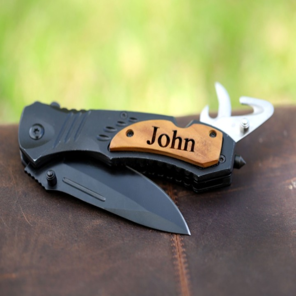 Engraved Multitool Essential Pocket Knife