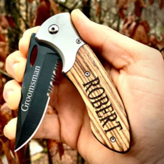 Engraved Personalized Pockets Knife