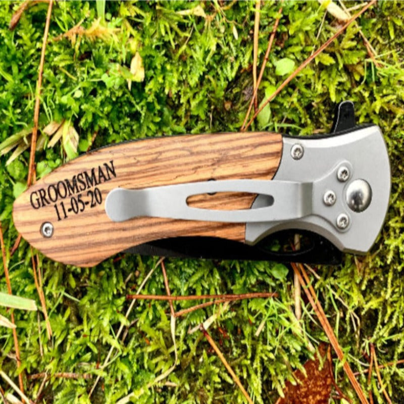 Engraved Personalized Pockets Knife