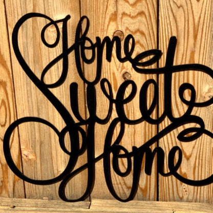 Home Sweet Home Metal Sign