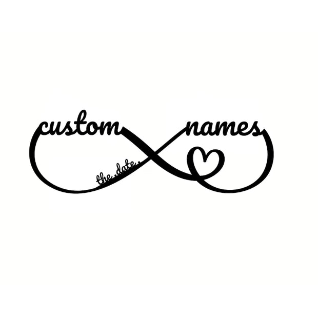 Infinity Sign With Names