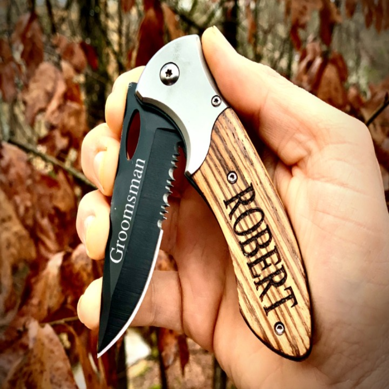 Knife With Personal Engrave Text