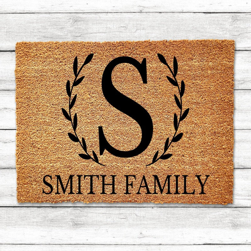 Leafy Welcome Family Doormat