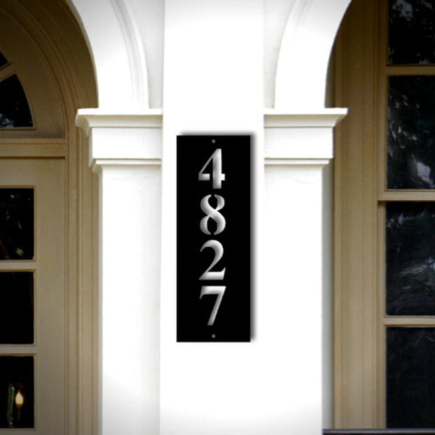 Metal Address Plate for House
