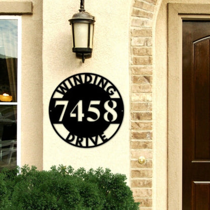 Metal House Numbers