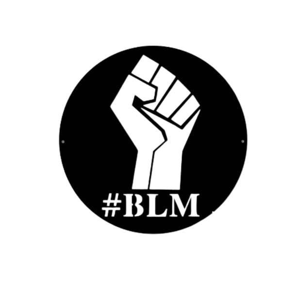 Metal Sign For Black Lives Matter