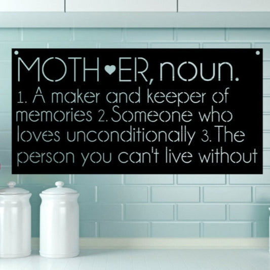 Mother Definition Sign