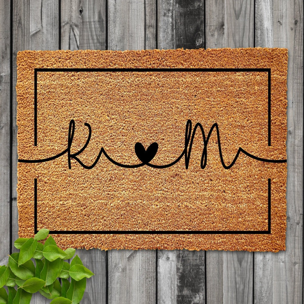 Newlywed Couples Personalized Doormat