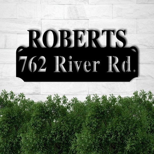 Personalized Address Sign