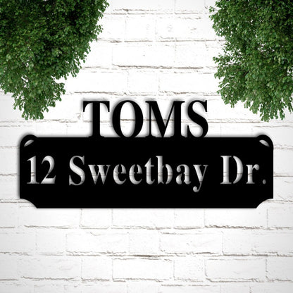 Personalized Address Sign