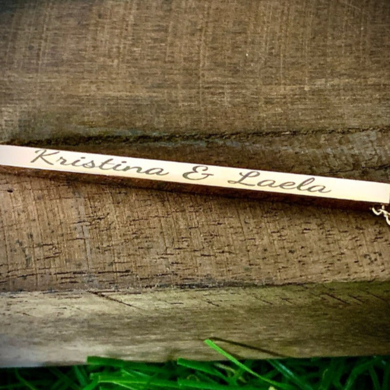 Personalized Bar Necklace