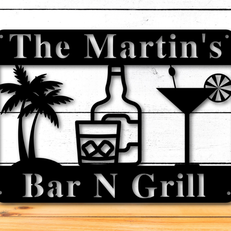 Personalized Bar Sign