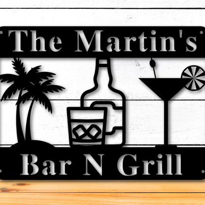 Personalized Bar Sign