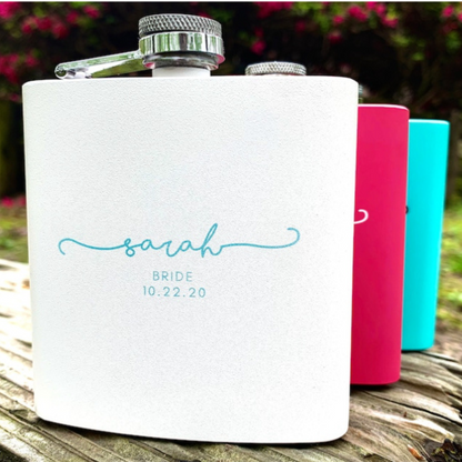 Personalized Bridesmaid Flasks