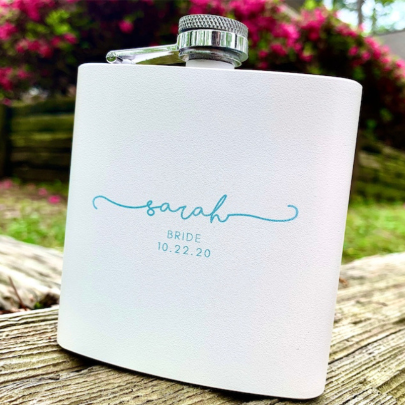 Personalized Bridesmaid Flasks