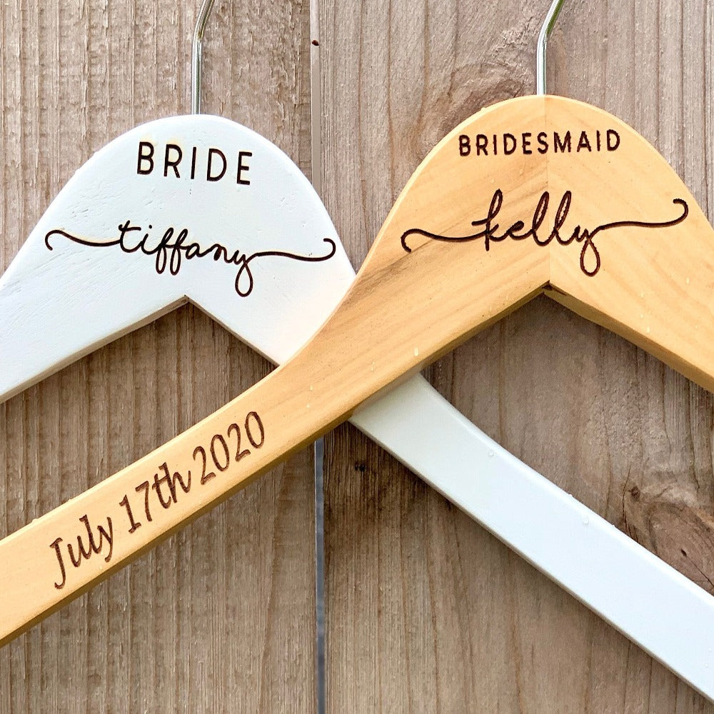 Personalized Bridesmaid Hangers