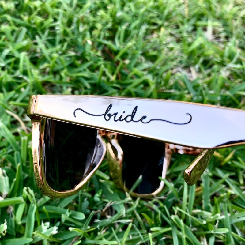 Personalized Bridesmaid Sunglasses Set