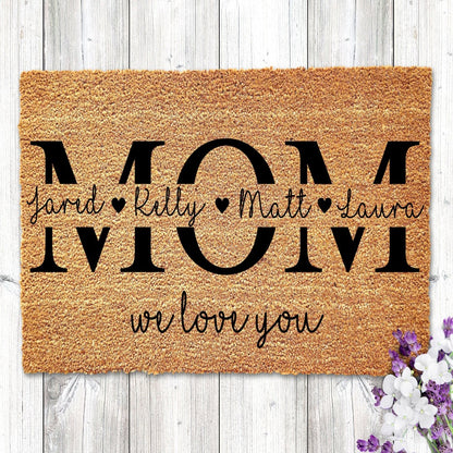 Personalized Doormat Gift For Mom