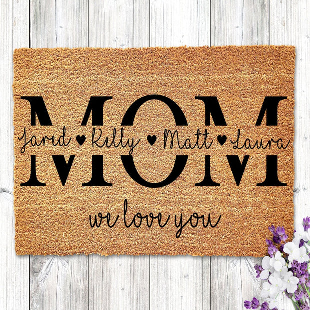 Personalized Doormat Gift For Mom
