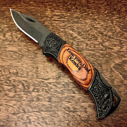 Personalized Engraved Pocket Knife For Groomsmen