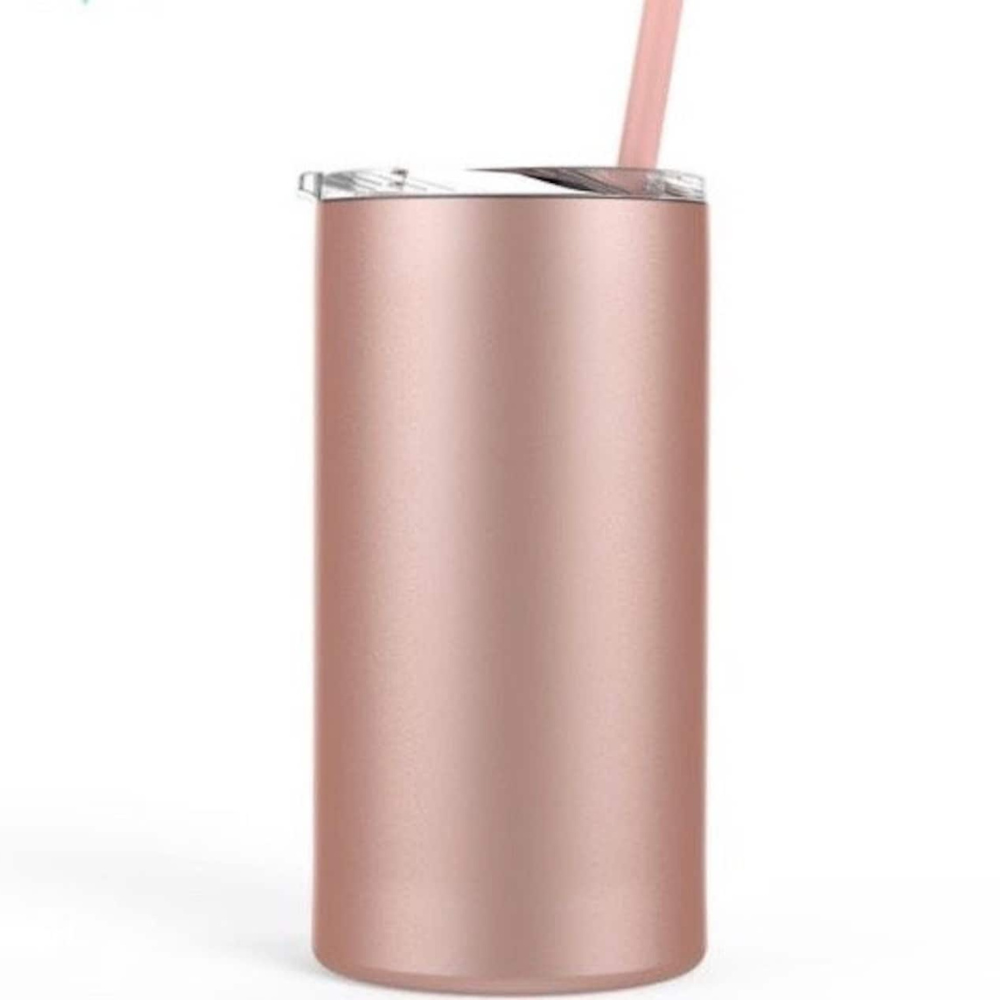 Personalized Engraved Tumbler With Straw