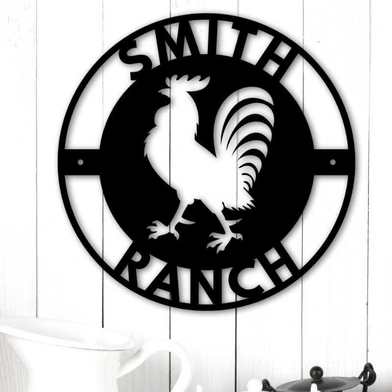 Personalized Farm Metal Sign